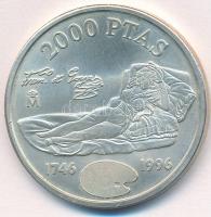 Spanyolország 1996. 2000P Ag "Francisco de Goya" T:1 Spain 1996. 2000 Pesetas Ag "Fra...