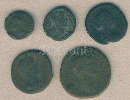 Római Birodalom 6db kis- és középbronz