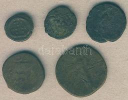 Római Birodalom 6db kis- és középbronz