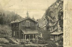 1905 Rax, Raxalpe, Neue Gamsecker-Hütte / hut, chalet