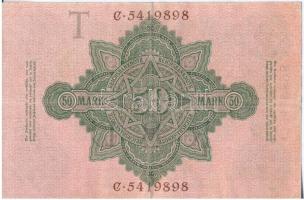 Német Birodalom 1910. 50M T:III
German Empire 1910. 50 Mark C:F