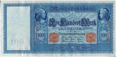 Német Birodalom 1910. 100M T:II German Empire 1910. 100 Mark C:XF