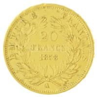 Franciaország / Második Császárság 1858A 20Fr Au "III. Napóleon" (6,45g/0.900) T:2,2- ph.
...