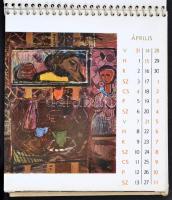 1963-1968 5 db spirálozott naptár, valamint önálló naptárlapok, valamint további spirál nélküli napt...