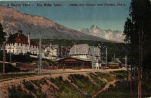 Ótátrafüred, Tátrafüredek, Stary Smokovec (Magas-Tátra, Vysoké Tatry); villamos vasútállomása / tramway station