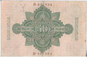 Német Birodalom 1906. 50M T:III-
German Empire 1906. 50 Mark C:VG