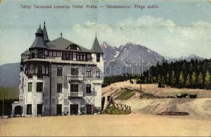 Tátralomnic, Tatranska Lomnica (Magas-Tátra, Vysoké Tatry); Prága szálló. Földes Samu kiadása / Hotel Praha