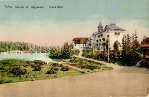 Tátra, Vysoké Tatry; Csorbai-tó Nagyszálló. Feitzinger Ede Ph. No. 1024. / Grand Hotel at Strbské pleso lake (EK)