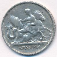 Görögország 1910. 1D Ag "I. György" T:2,2- 
Greece 1910. 1 Drachma Ag "George I"...