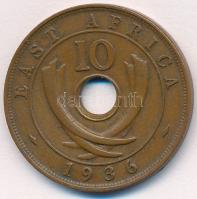 Brit Kelet-Afrika 1936H 10c Br "VIII. Eduárd" T:2
British East Africa 1936H 10 Cents Br &...