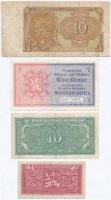 Német Harmadik Birodalom / Cseh-Morva Protektorátus 1940. 1K + Csehszlovákia 1944. 5K + 1945. 10K + ...
