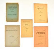 cca 1910 5 db gyógyszerészettel, egészségüggyel és fémfeldolgozással kapcsolatos kiadvány