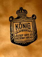 cca 1920-1930 Keménykalap, jó állapotban, belső méret: 20×16 cm