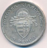 1938. 5P Ag "Szent István" T:1-,2 ph.
Adamo P8.1