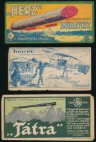 6 db vegyes számolócédula (Harry cipőpaszta, Herz, Törley, Gottschlig, stb.)