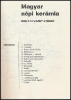Magyar Népművészet sorozat két kötete (1., 3.): 
Domanovszky György: Magyar nép kerámia.;
Gáborján...