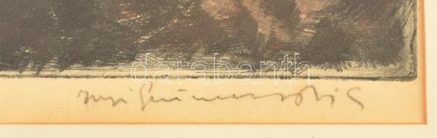 Iványi Grünwald Béla (1867-1940) és Prihoda István (1891-1965): József és Putifárné. Rézkarc, papír,...