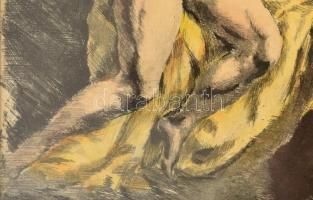 Iványi Grünwald Béla (1867-1940) és Prihoda István (1891-1965): József és Putifárné. Rézkarc, papír,...