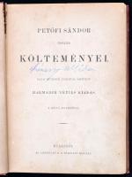 Petőfi Sándor összes költeményei. Hazai művészek rajzaival díszített harmadik népies kiadás. Bp., At...