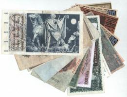 30db vegyes magyar és külföldi bankjegy tétel, közte Svájc, NDK, Olaszország T:I-III-