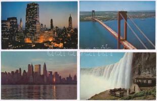 60 db MODERN amerikai és kanadai városképes lap / 60 MODERN American (USA) and Canadian town-view postcards