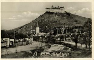 Krasznahorkaváralja, Krásnohorské Podhradie; - 3 db régi városképes lap Krasznahorka várával / 3 pre...