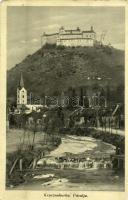 Krasznahorkaváralja, Krásnohorské Podhradie; - 3 db régi városképes lap Krasznahorka várával / 3 pre...