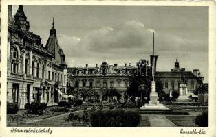 4 db régi magyar városképes lap (Hévíz, Orosháza, Hódmezővásárhely, Jászóvár) / 4 pre-1945 Hungarian...