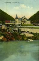 Lillafüred (Miskolc) - 2 db régi városképes lap: Weidlich villa, síugró sánc, téli sport / 2 pre-194...