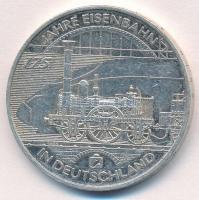Németország 2010D 10E Ag 175 éves a vasút Németországban T:2  Germany 2010D 10 Euro Ag 175th Anniversary Railway in Germany C:XF Krause KM#291