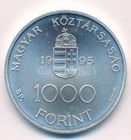 1995. 1000Ft Ag "Integráció az EU-ba-ECU" T:BU kis patina Adamo EM145