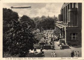 Teplitz-Schönau with Zeppelin