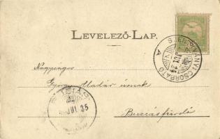 Tátra, Magas Tátra, Vysoké Tatry; Csorba-tó, nyaralók. Divald Adolf 9. / Csorbaer See / Strbské ples...