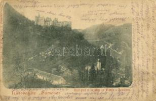 Szamobor, Ljetovaliste-Samobor, Samobor; Stari grad sa kapelom sv. Mihajla u. Samoboru / old castle, chapel (EB)
