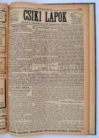 1935 Csíkszereda, Csiki Lapok. Politikai, közgazdasági és társadalmi hetilap. XLVII. évf. 1.-28.,30-...