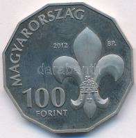 2012. 100Ft Cu-Ni "100 éves a Magyar Cserkészszövetség" T:1 (eredetileg PP)