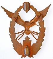 Osztrák-Magyar Monarchia ~1918. "Tengerészeti megfigyelő/rádiós? pilóta jelvény" zománcozo...