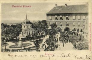 1900 Pécs, Sétatér. Kiadja Blancz József (r)