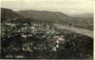1942 Dés, Dej; látkép, híd / general view, bridge
