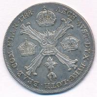 Osztrák Németalföld 1788A 1/4 Kronenthaler Ag "II. József" (7,46g) T:2 ph.
Austrian Nethe...