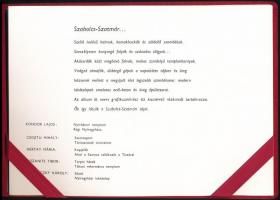 cca 1970 Szabolcs-Szatmár. Kondor Lajos, Csisztu Mihály, Hertay Mária, Rozanits Tibor és Vagyóczky K...