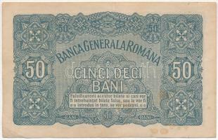 Románia / Német megszállás 1917. 50b T:III Romania / German occupation 1917. 50 Bani C:F
