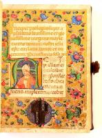 Psalterium Beatae Mariae Virginis. Beatrix királyné imádságos könyve. Facsimile kiadás. Bp., 1991, H...