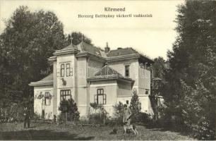 1916 Körmend, Herczeg Batthyány várkerti vadászlak, kastély