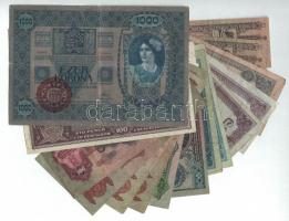 1902. 1000K piros "MAGYARORSZÁG" körbélyegzővel + 1930-1945. 5P-100P (9db 6xklf) + 1944. 1...