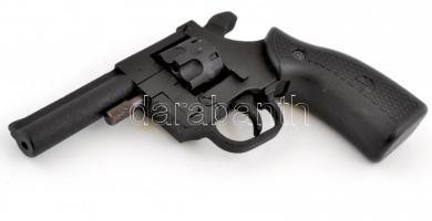 Hatlövetű startpisztoly, jelzés nélkül, működik, h: 18 cm