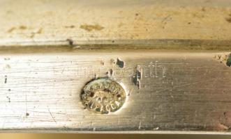 Berndorf alpakka gyertyatartó, jelzett, m: 26,5 cm