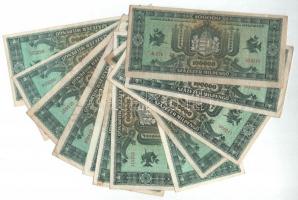 1946. 100.000MP (12x) közte 2db közeli sorszám T:III