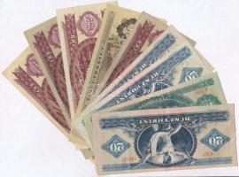 Vegyes 9db-os forint tétel, benne 1969. 10Ft + 1969-1980. 20Ft (3xklf) + 1986. 50Ft + 1960-1989. 100...