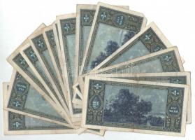 1945. 1.000.000P (28x) közte 2db közeli sorszám T:II-III-